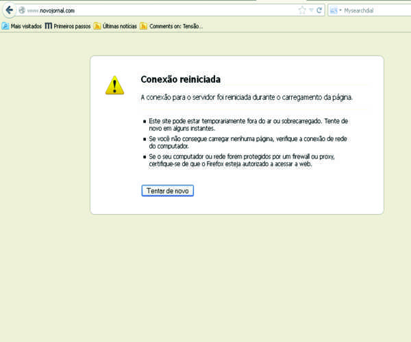 Site do Novo Jornal, maior opositor de Aécio Neves em Minas, sai do ar (www.novojornal.com) novo jornal sai do ar
